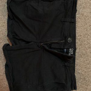 Black American Eagle Midi Shorts